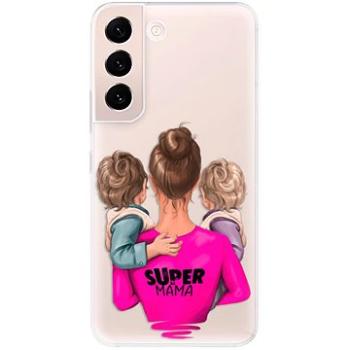 iSaprio Super Mama - Two Boys pro Samsung Galaxy S22+ 5G (smtwboy-TPU3-S22P-5G)