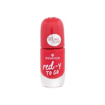 Essence Gel Nail Colour 8 ml lak na nehty pro ženy 56 Red-y To Go