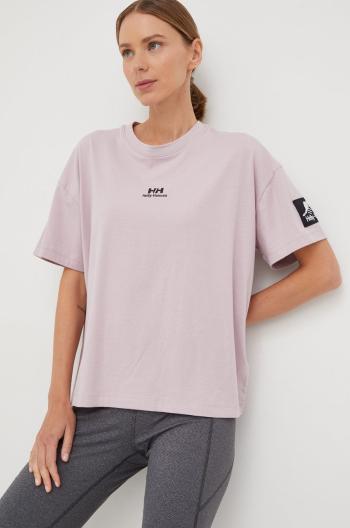 Tričko Helly Hansen fialová barva