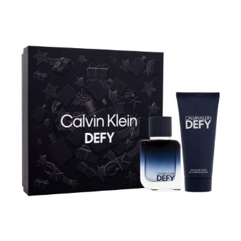 Calvin Klein Defy dárková kazeta parfémovaná voda 50 ml + sprchový gel 100 ml pro muže