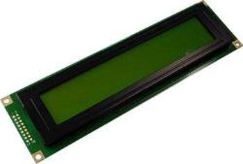 LCD displej Display Elektronik DEM40491SYH-LY, (š x v x h) 190 x 54 x 11.2 mm, žlutozelená