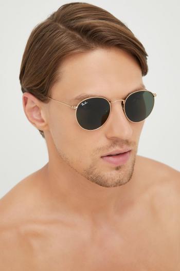 Sluneční brýle Ray-Ban pánské, zlatá barva