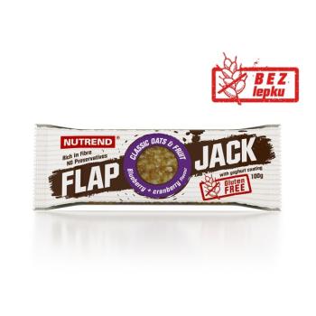 tyčinka Nutrend FLAPJACK GLUTEN FREE borůvka+brusinka