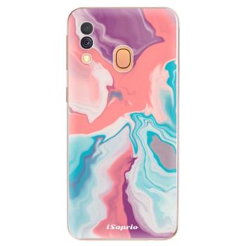 Odolné silikonové pouzdro iSaprio - New Liquid - Samsung Galaxy A40