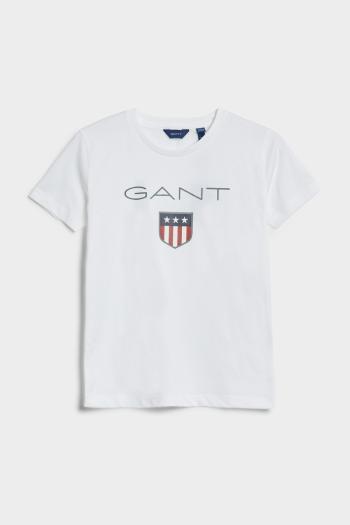 TRIČKO GANT GANT SHIELD SS T-SHIRT bílá 158/164