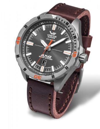 Vostok Europe Almaz Titanium Line NH35A/320H263 - Kožený řemínek