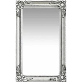 Nástěnné zrcadlo barokní styl 50 x 80 cm stříbrné (320322)
