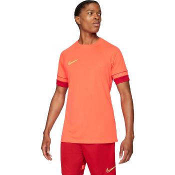 Nike DRI-FIT ACADEMY Pánské fotbalové tričko, oranžová, velikost XL