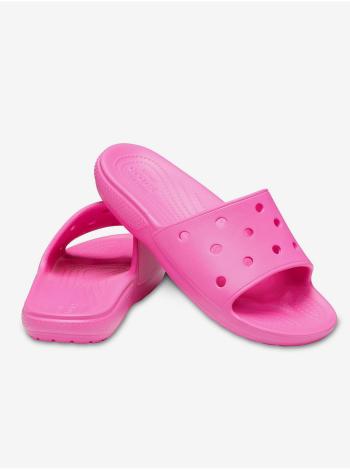 Růžové pantofle Crocs Slide