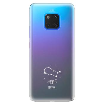 Silikonové pouzdro iSaprio - čiré - Blíženci - Huawei Mate 20 Pro