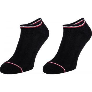 Tommy Hilfiger MEN ICONIC SNEAKER 2P Pánské ponožky, černá, velikost 39-42