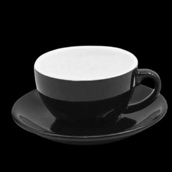 Šálek na cappuccino Kaffia 220ml - černá