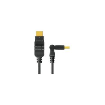 PREMIUMCORD Kabel HDMI A - HDMI A M/M 2m, otočné zlacené konektory