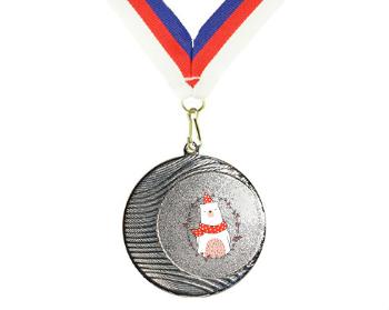 Medaile Medvídek s šálou