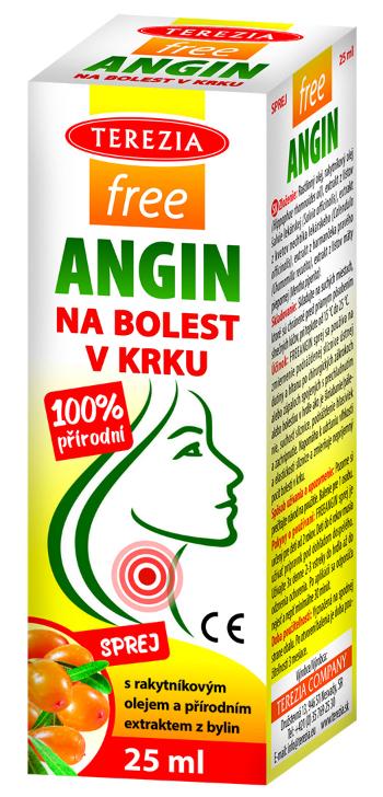 Terezia FreeAngin spray na bolest v krku 25 ml