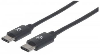 Manhattan 354868 USB-C samec USB-C samec, 0,5m, černý