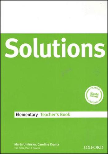 Maturita Solutions Elementary Techer's Book