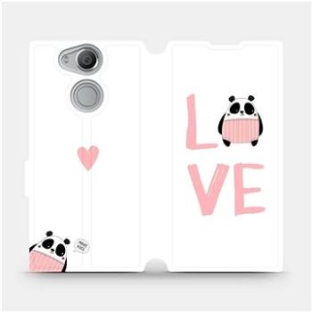 Flipové pouzdro na mobil Sony Xperia XA2 - MH09S Panda LOVE (5903226752157)