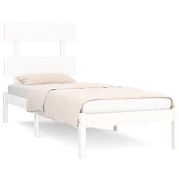 Rám postele bílý masivní dřevo 90 × 190 cm Single, 3104639 (3104639)