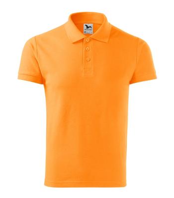 MALFINI Pánská polokošile Cotton Heavy - Mandarinkově oranžová | XL