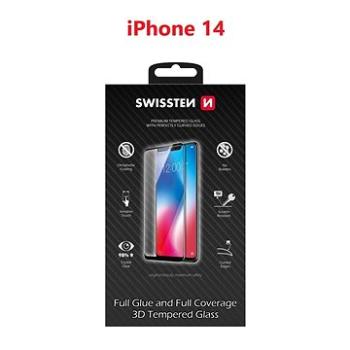 Swissten 3D Full Glue pro Apple iPhone 14 černé (64701908)