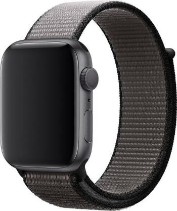 4wrist Provlékací sportovní řemínek pro Apple Watch - Černá/Šedá 38/40/41 mm