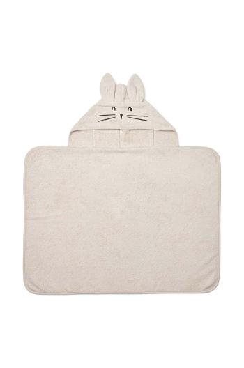 Dětský bavlněný ručník Liewood Vilas Rabbit Baby Hooded Towel LW19631