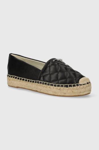 Espadrilky Guess JOLANDA černá barva, na platformě, FLGJOD LEA14