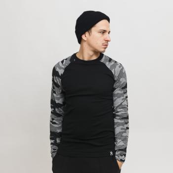 Camo Merino Wool Crew XL