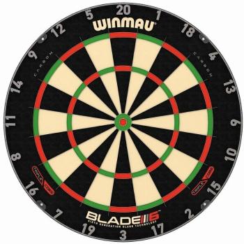 Winmau Blade 6 Carbon Triple Core Black Terč