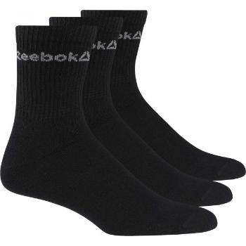 Reebok ACT CORE CREW SOCK 3P Unisex ponožky, černá, velikost 35-38