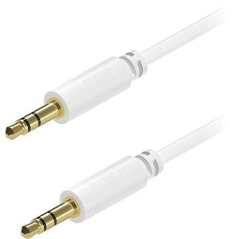AlzaPower Core Audio 3.5mm Jack (M) to 3.5mm Jack (M) 1m bílý (APW-CBA3JM11W)