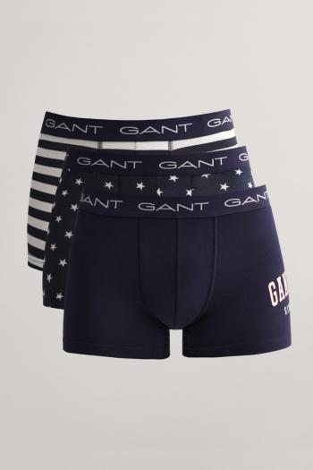 SPODNÍ PRÁDLO GANT GANT USA TRUNK 3-PACK modrá L