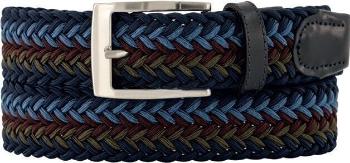 Alberto Multicolor Braided Black 100 cm Pásek