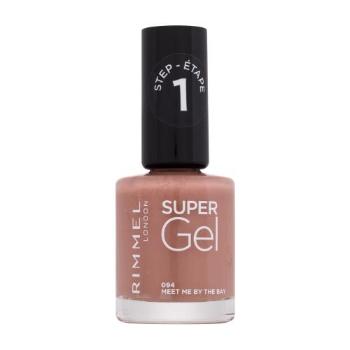 Rimmel London Super Gel STEP1 12 ml lak na nehty pro ženy 094 Meet Me By The Bay