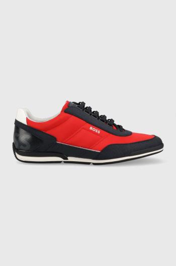 Sneakers boty BOSS Saturn Lowp červená barva