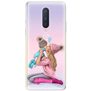 iSaprio Kissing Mom - Blond and Boy pro OnePlus 8 (kmbloboy-TPU3-OnePlus8)