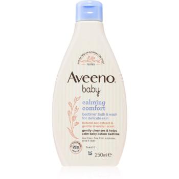 Aveeno Baby Calming Comfort mycí gel pro dobré spaní pro dětskou pokožku 250 ml