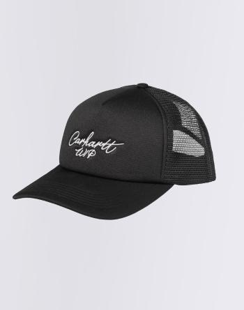 Carhartt WIP Signature Trucker Cap Black / White