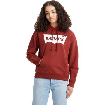 Levi's STANDARD HOODIE Dámská mikina, červená, velikost L