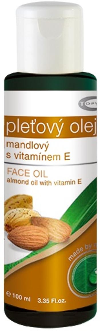 Topvet Mandlový olej 100 % s vitamín E 100 ml