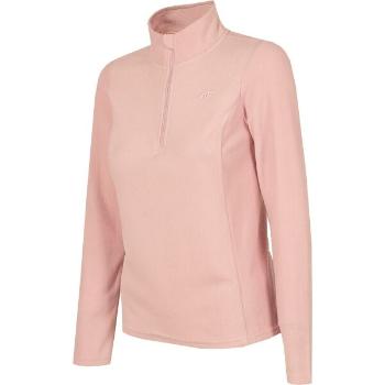 4F FLEECE SWEATSHIRT W Dámská mikina, růžová, velikost S