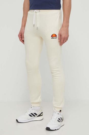 Tepláky Ellesse Ovest Jog Pant béžová barva, s potiskem, SHV01763