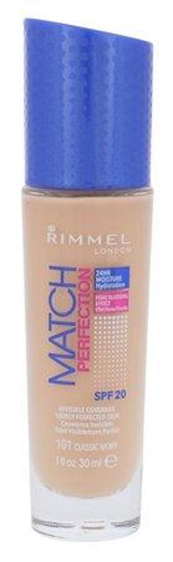 Makeup Rimmel London - Match Perfection , 30ml, 101, Classic, Ivory