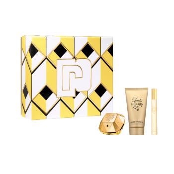 Paco Rabanne Lady Million dárkový set EdP 50 ml + tělové mléko 75 ml + miniatura 10 ml