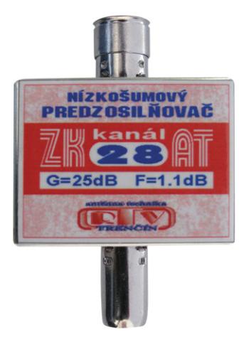 Anténní zesilovač ZK28AT 25dB  IEC