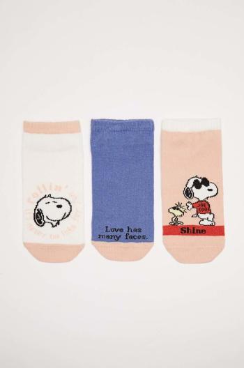 Ponožky women'secret Snoopy 3-pack dámské