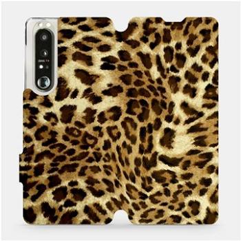 Flip pouzdro na mobil Sony Xperia 1 III - VA33P Leopardí vzor (5903516726899)