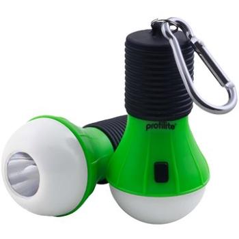 Kempingová LED svítilna KEMPY BULB II zelená barva (PL-KEMPY-BULB-II-GREEN)