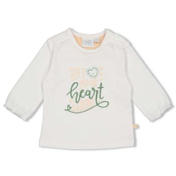 Feetje Longsleeve Shine Heart s bílá